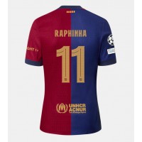 Dres Barcelona Raphinha Belloli #11 Domáci 2024-25 Krátky Rukáv